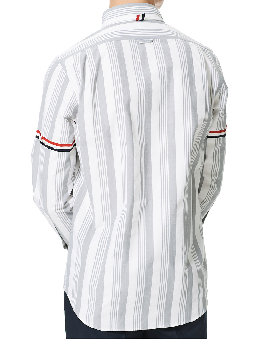Herre | Skjorter | Thom Browne | Striped Shirt White/Grey