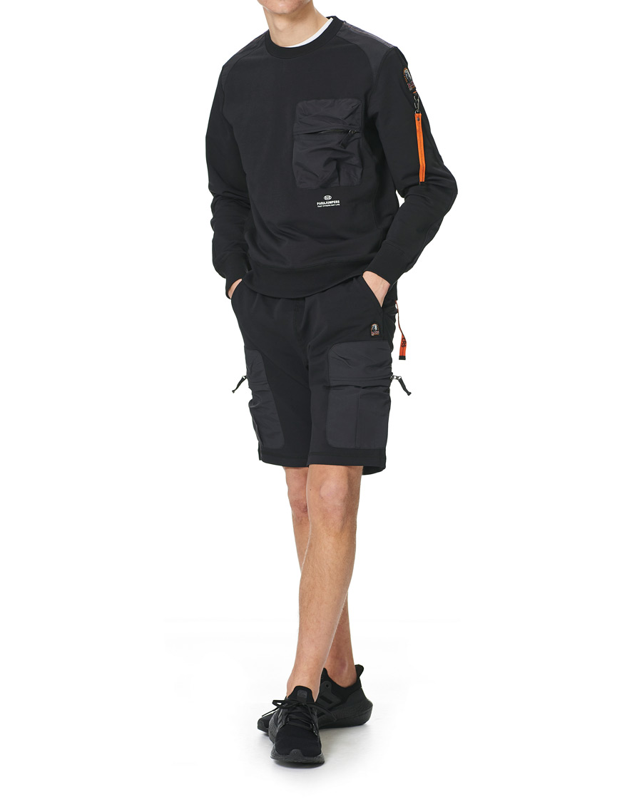 Herre | Gensere | Parajumpers | Sabre Soft Crew Neck Sweatshirt Black