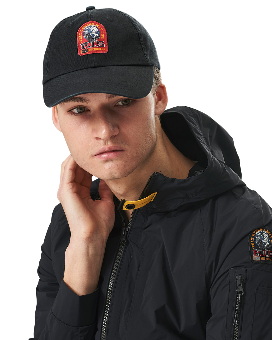 Herre | Parajumpers Patch Cap Black | Parajumpers | Patch Cap Black