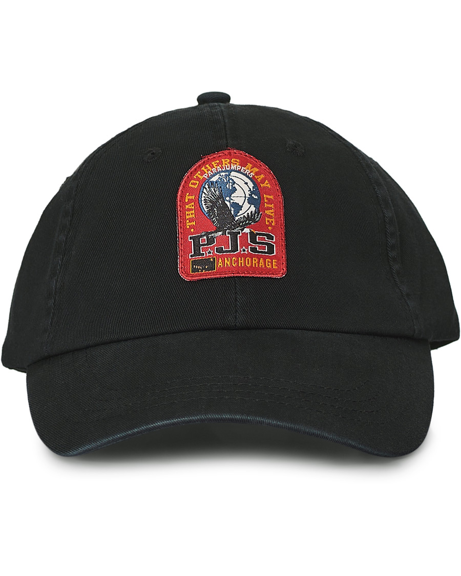 Herre | Parajumpers Patch Cap Black | Parajumpers | Patch Cap Black