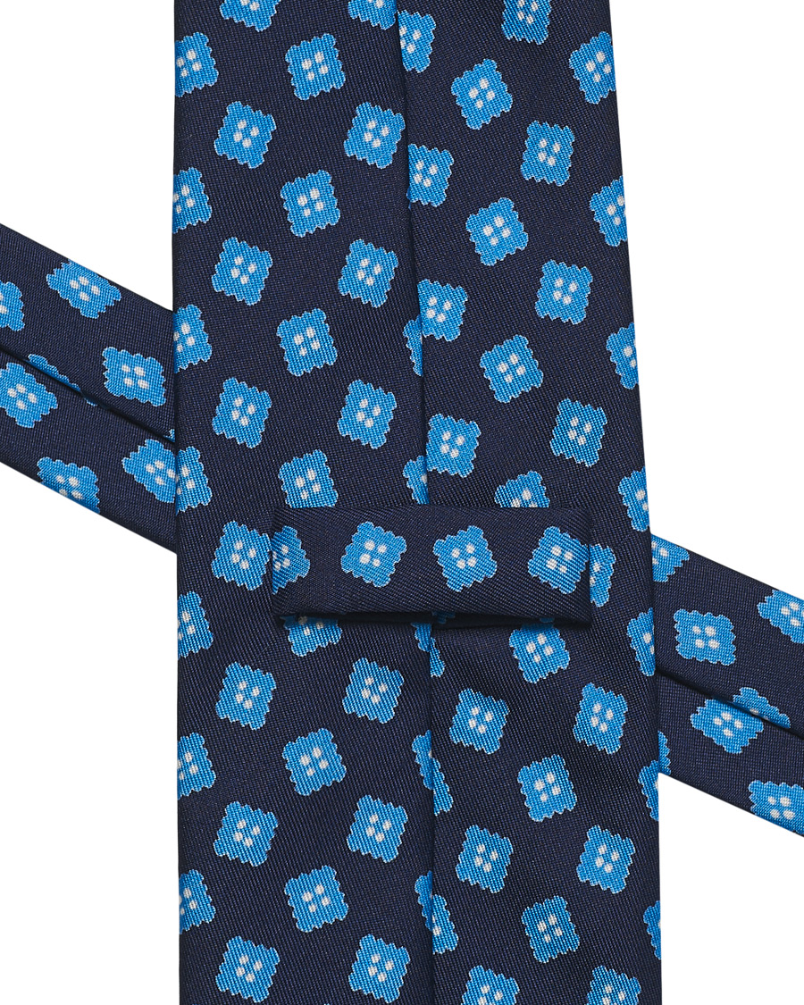 Herre | E. Marinella 1963 Archive 8 cm Silk Tie Navy | E. Marinella | 1963 Archive 8 cm Silk Tie Navy
