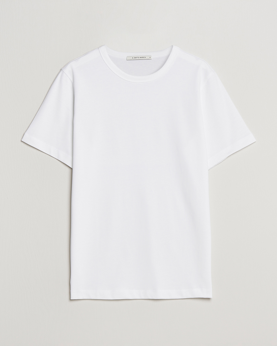 Herre | T-Shirts | A Day's March | Heavyweight T-Shirt White