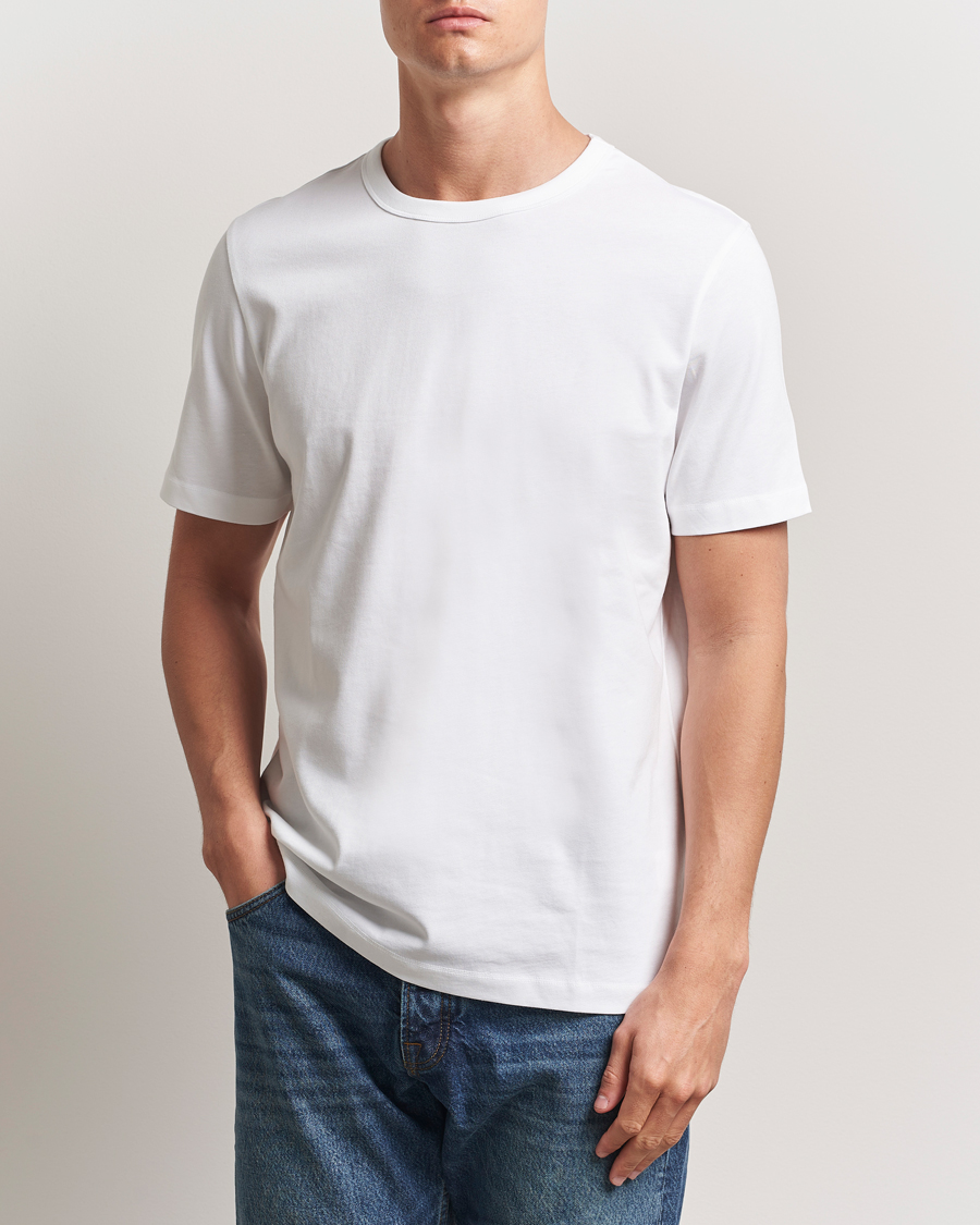 Herre | Kortermede t-shirts | A Day's March | Heavy Tee White