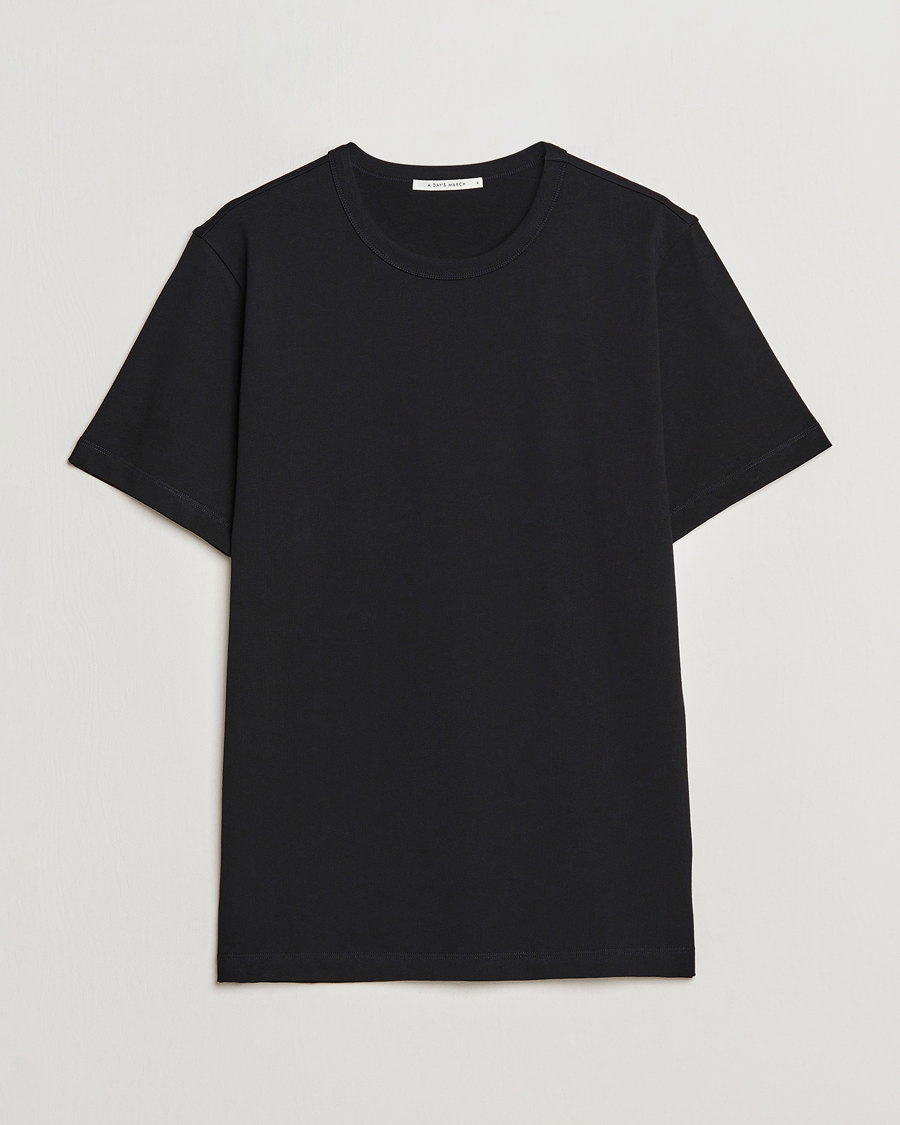 Herre | T-Shirts | A Day's March | Heavyweight T-Shirt Black