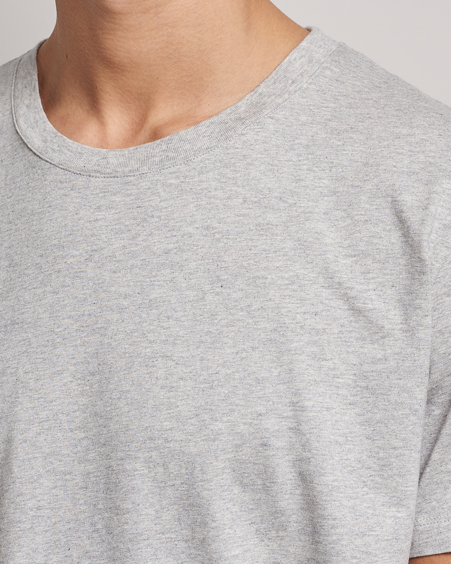 Herre | T-Shirts | A Day's March | Classic Fit Tee Grey Melange
