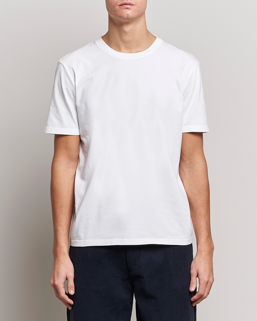 Herre | T-Shirts | A Day's March | Classic Fit Tee White