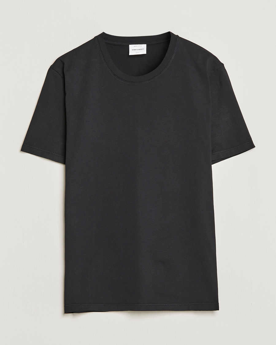 Herre | T-Shirts | A Day's March | Classic Fit Tee Black