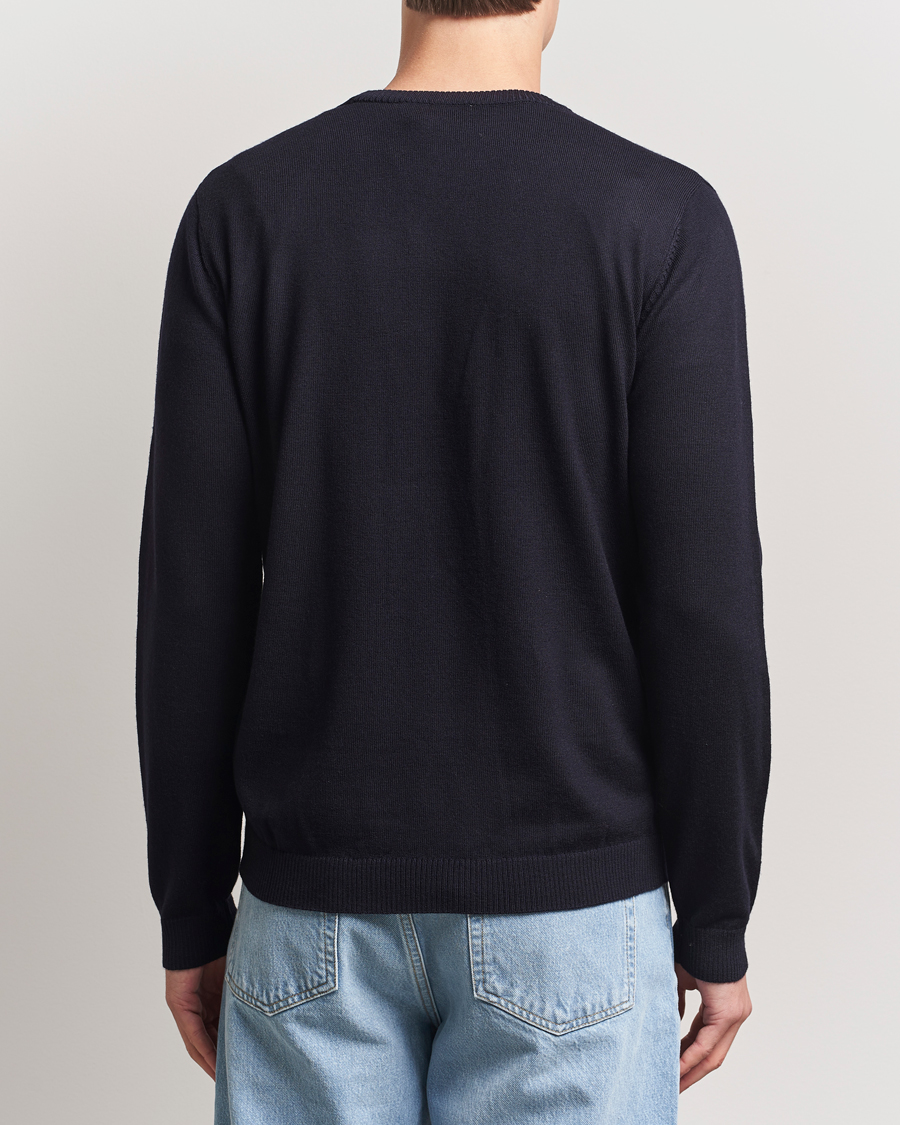 Herre | Gensere | A Day's March | Álagon Merino Crew Navy