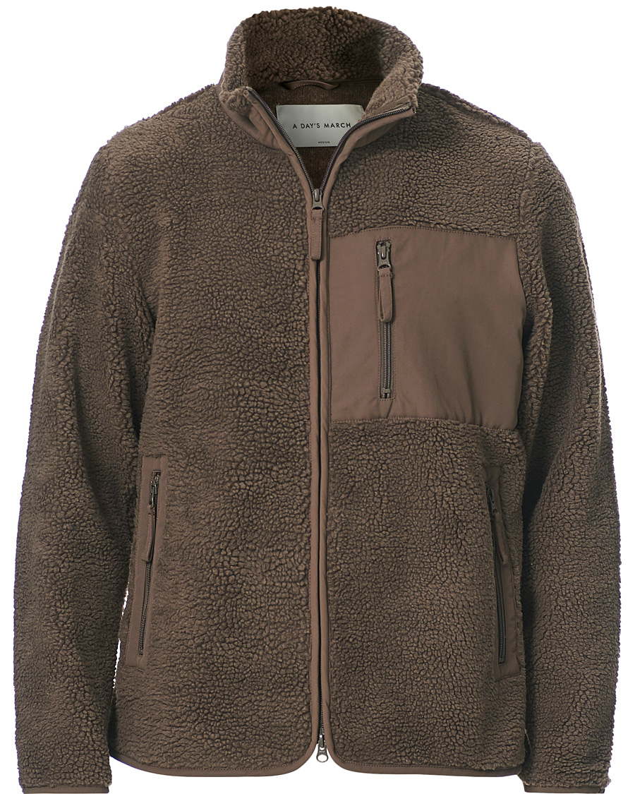 Herre | Gensere | A Day's March | Granån Recycled Fleece Jacket Mole