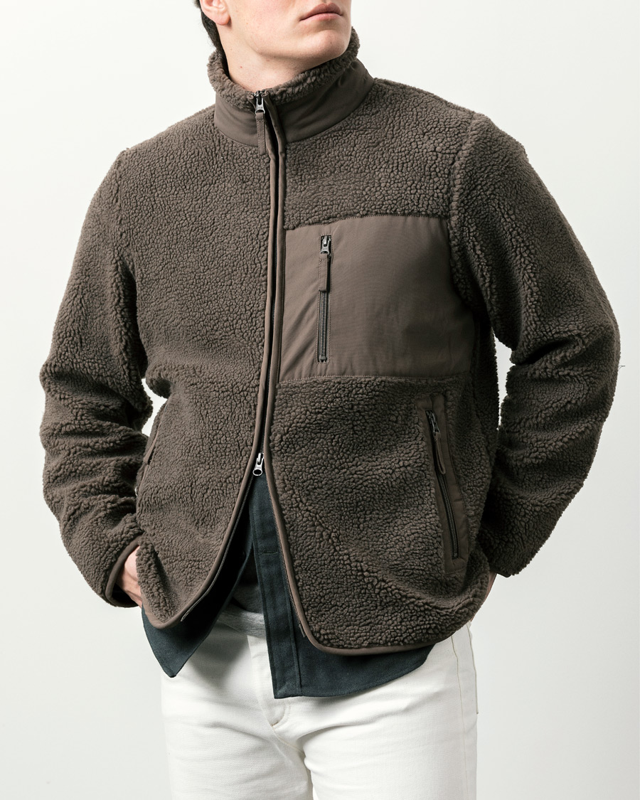 Herre | Gensere | A Day's March | Granån Recycled Fleece Jacket Mole
