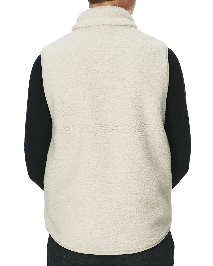 Herre | Gensere | A Day's March | Arvån Recycled Fleece Vest Off White