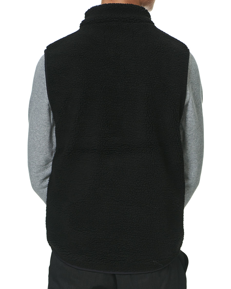 Herre | Gensere | A Day's March | Arvån Recycled Fleece Vest Black