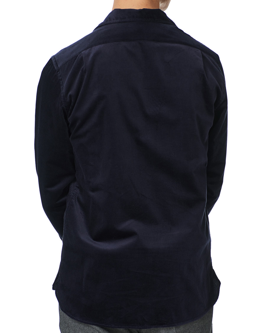Herre | Skjorter | Ralph Lauren Purple Label | Double Pocket Overshirt Classic Navy