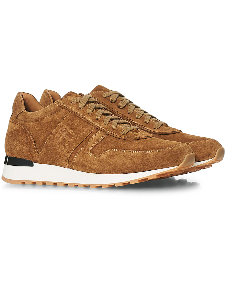 Herre | Ralph Lauren Purple Label Ethan Running Sneakers Brown Suede | Ralph Lauren Purple Label | Ethan Running Sneakers Brown Suede
