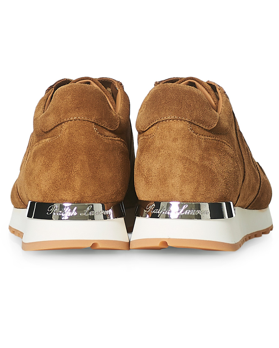 Herre | Ralph Lauren Purple Label Ethan Running Sneakers Brown Suede | Ralph Lauren Purple Label | Ethan Running Sneakers Brown Suede