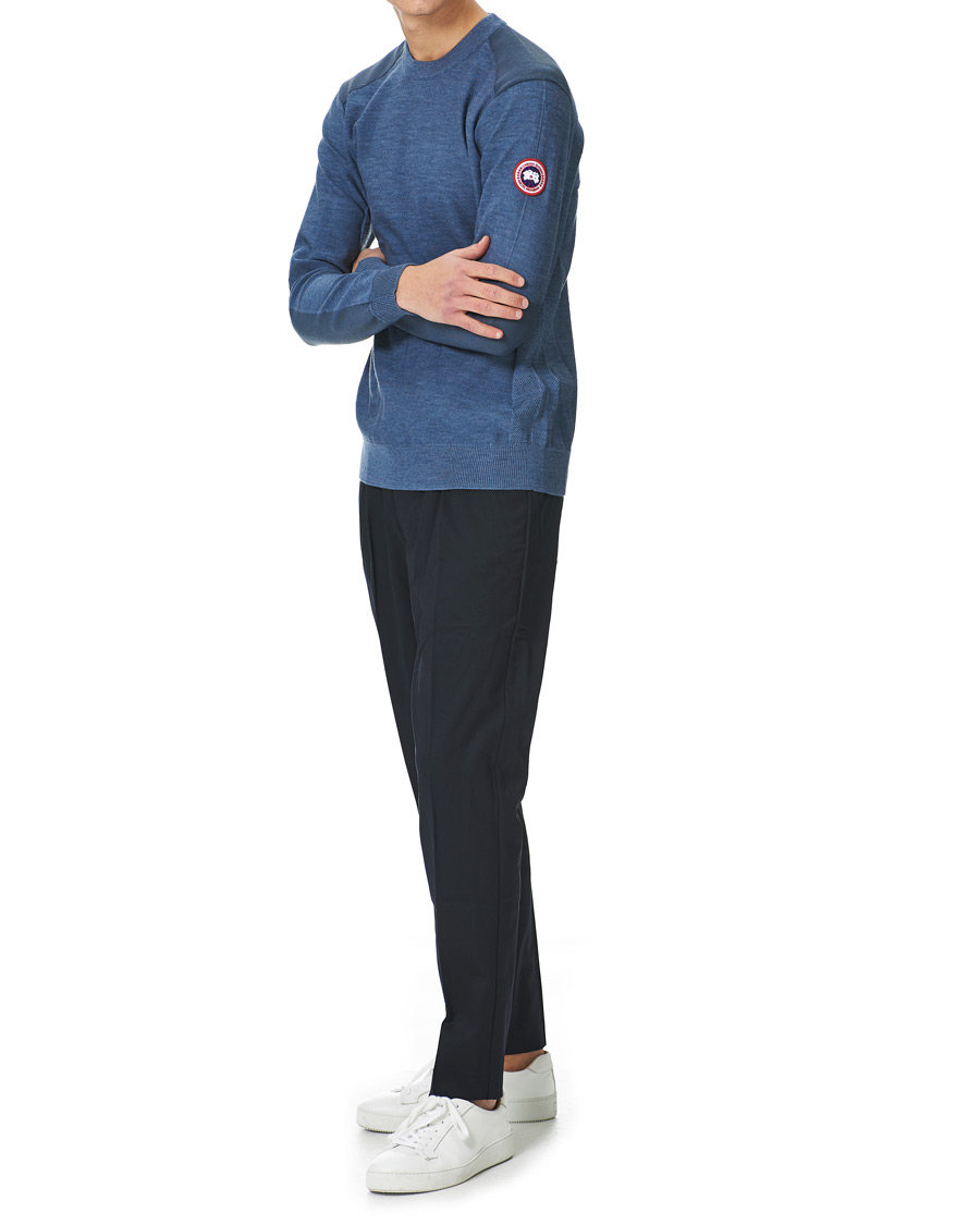 Herre | Gensere | Canada Goose | Dartmouth Crew Neck Sweater Ozone Blue Heather