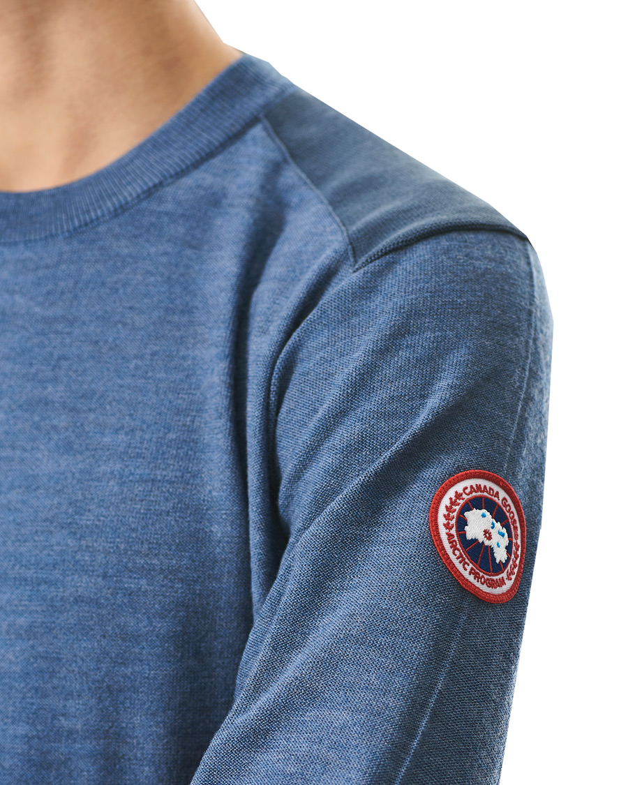 Herre | Gensere | Canada Goose | Dartmouth Crew Neck Sweater Ozone Blue Heather