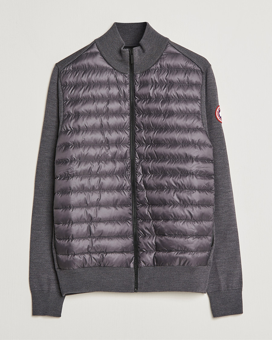Herre | Gensere | Canada Goose | Hybridge Knit Packable Jacket Iron Grey