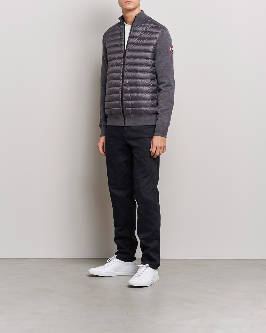Herre | Gensere | Canada Goose | Hybridge Knit Packable Jacket Iron Grey