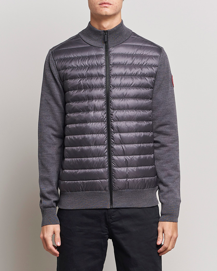 Herre | Gensere | Canada Goose | Hybridge Knit Packable Jacket Iron Grey