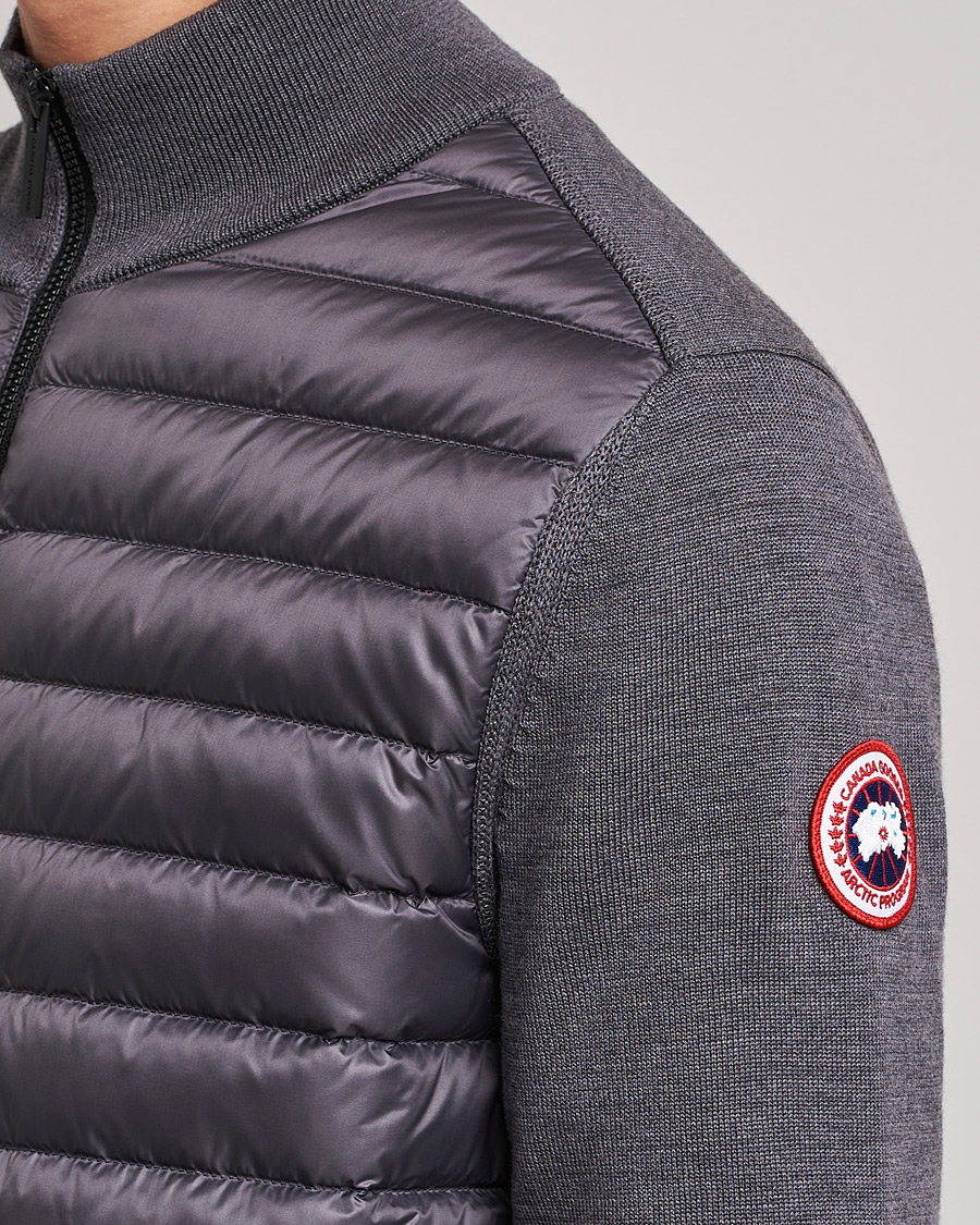 Herre | Gensere | Canada Goose | Hybridge Knit Packable Jacket Iron Grey