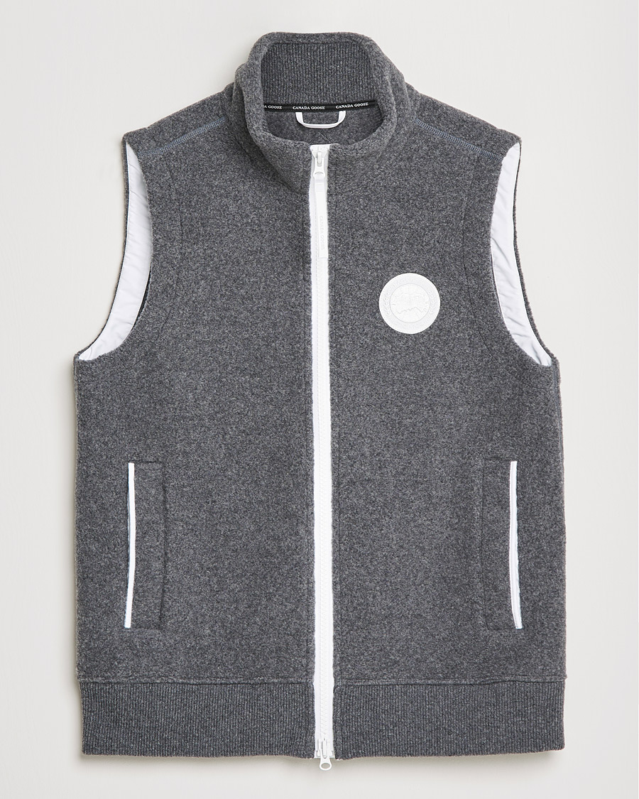 Herre | Jakker | Canada Goose | Mersey Fleece Vest Quarry Grey