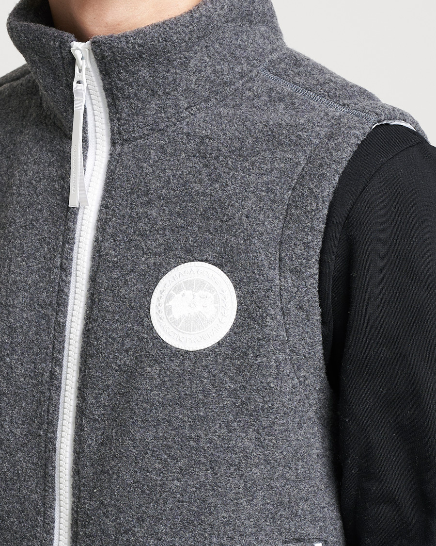 Herre | Jakker | Canada Goose | Mersey Fleece Vest Quarry Grey