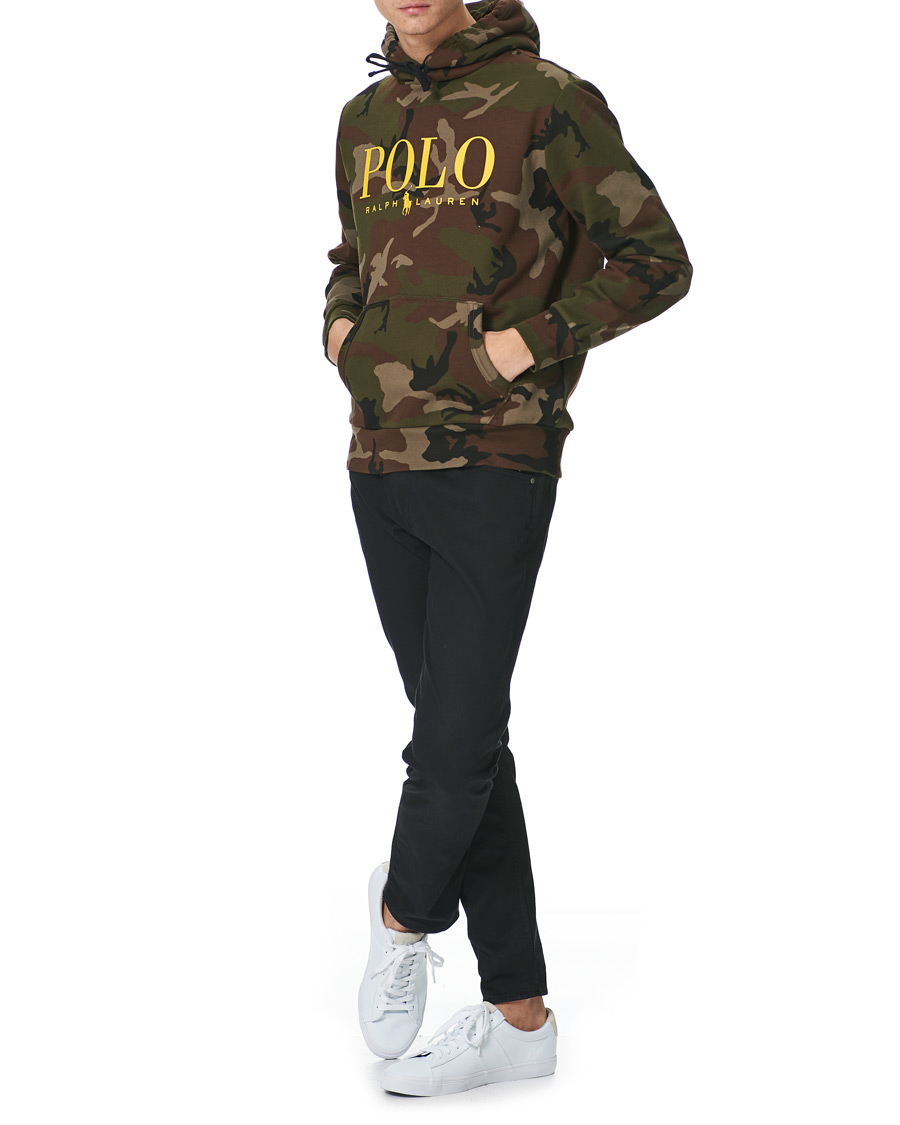 Herre | Gensere | Polo Ralph Lauren | Graphic Fleece Logo Hoodie Surplus Camo