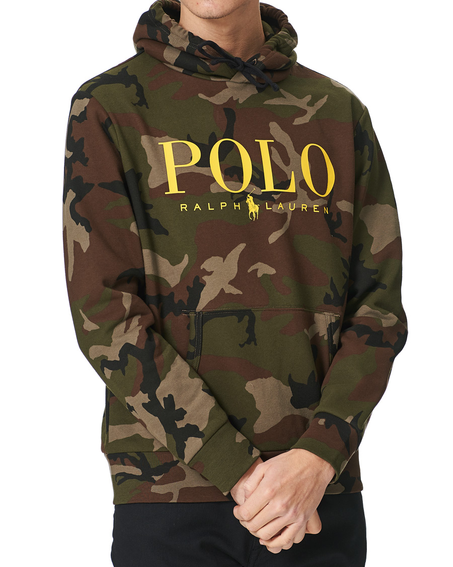Herre | Gensere | Polo Ralph Lauren | Graphic Fleece Logo Hoodie Surplus Camo