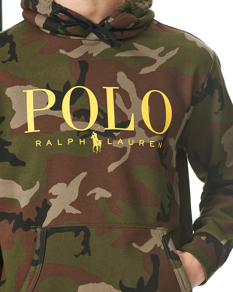 Herre | Gensere | Polo Ralph Lauren | Graphic Fleece Logo Hoodie Surplus Camo