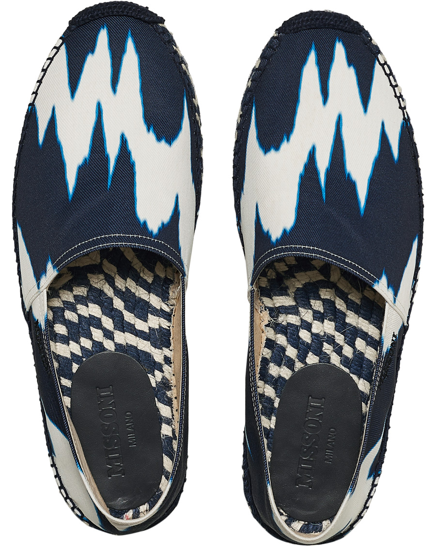 Herre | Missoni Zig Zag Canvas Espadrilles Multicolour | Missoni | Zig Zag Canvas Espadrilles Multicolour