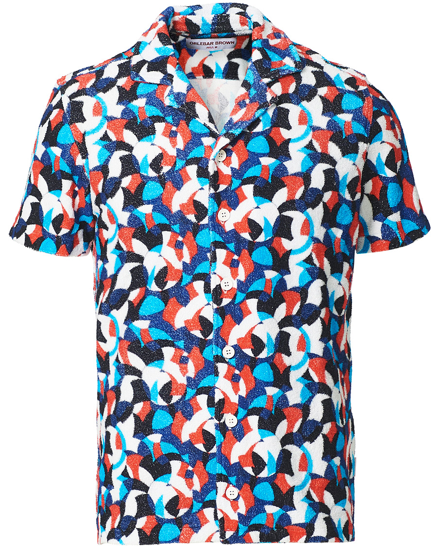 Herre | Pikéer | Orlebar Brown | Travis Towelling Moissan Red/Blue