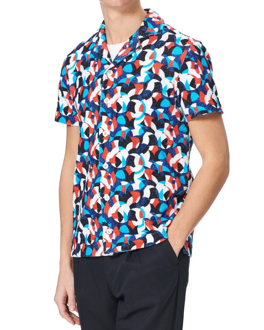 Herre | Pikéer | Orlebar Brown | Travis Towelling Moissan Red/Blue