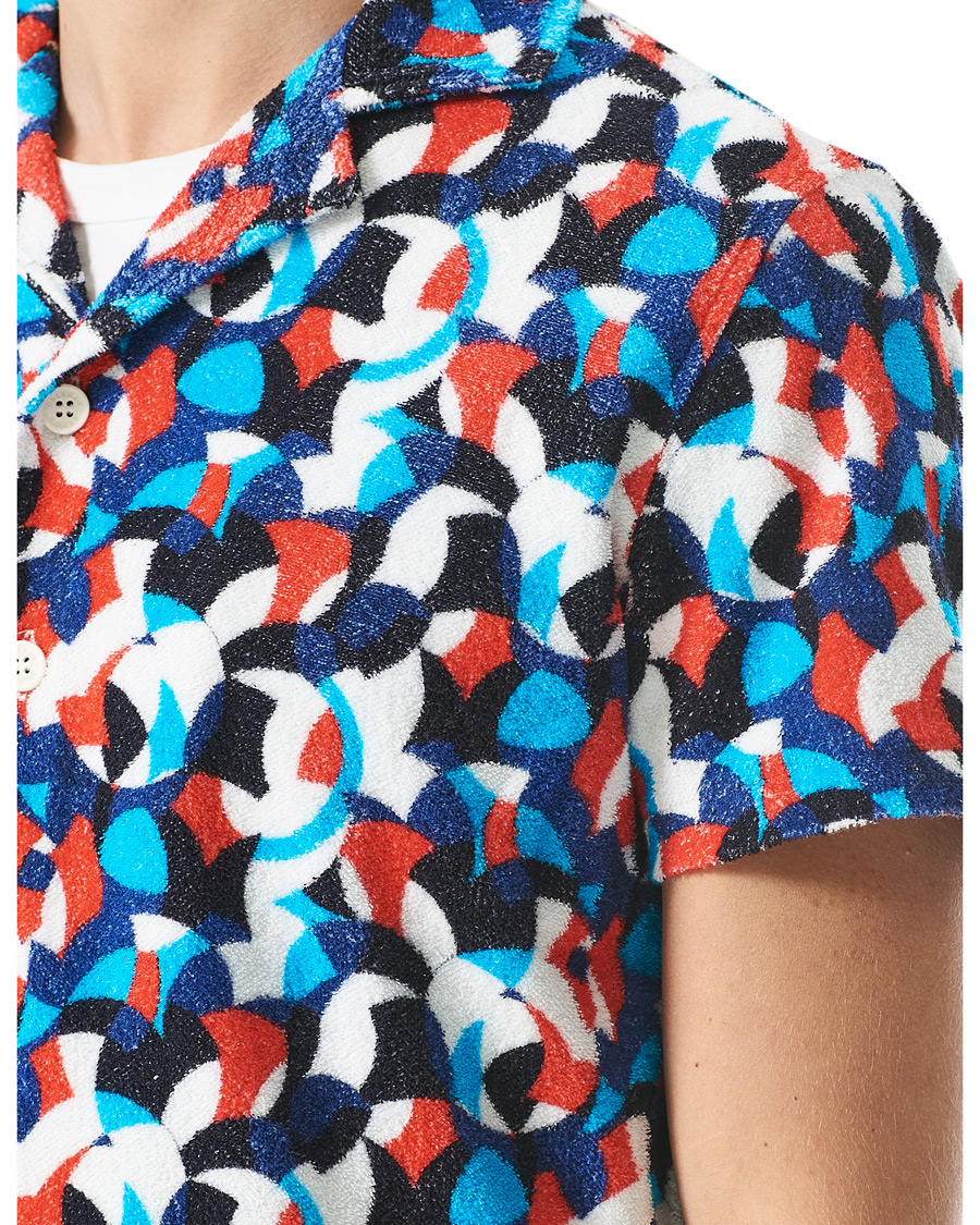 Herre | Pikéer | Orlebar Brown | Travis Towelling Moissan Red/Blue