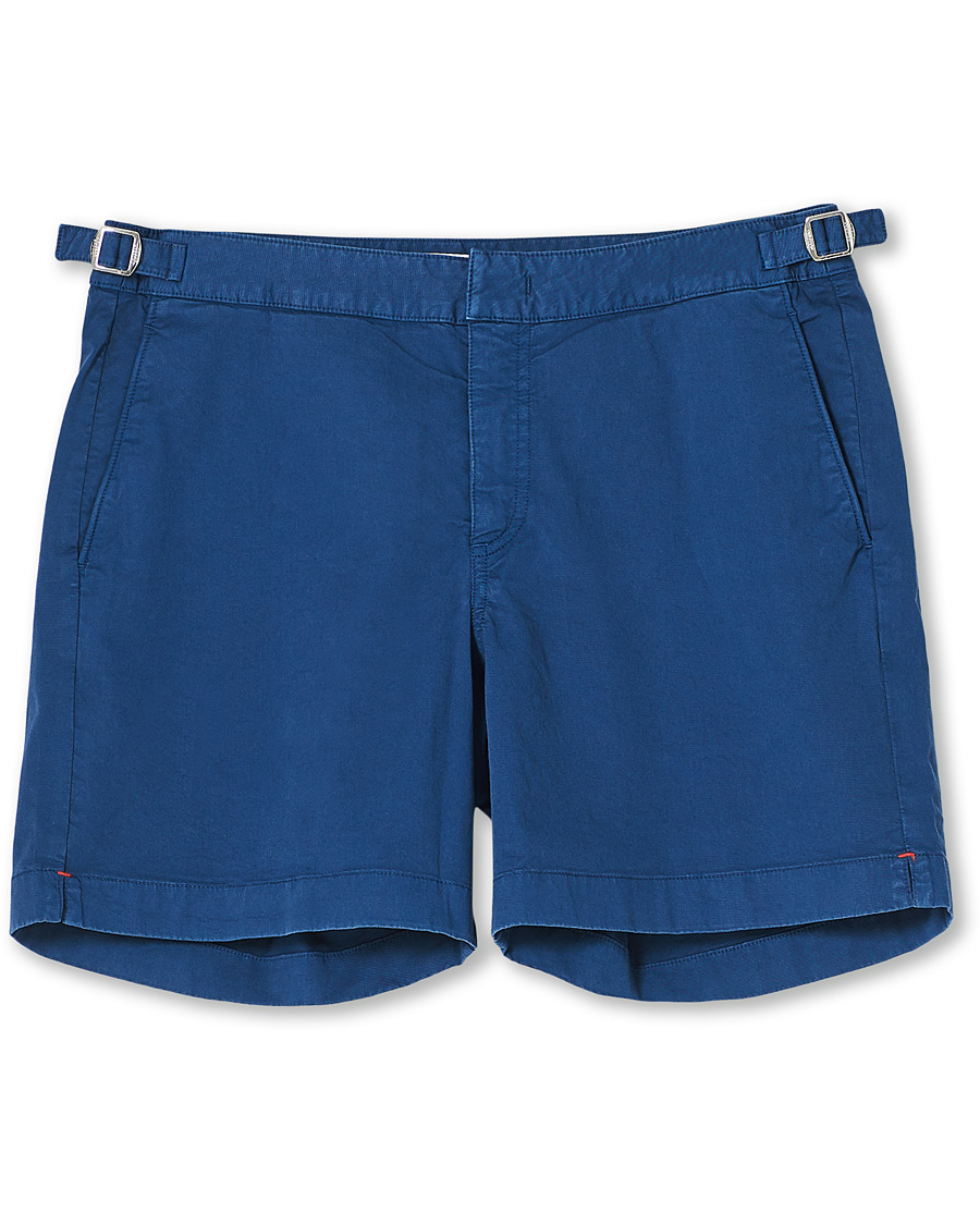 Herre |  | Orlebar Brown | Bulldog Cotton Twill Shorts Classic Blue