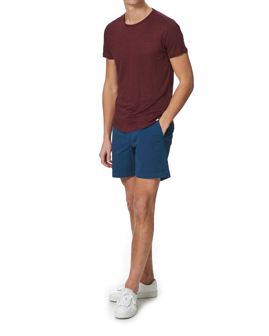 Herre | Shorts | Orlebar Brown | Bulldog Cotton Twill Shorts Classic Blue
