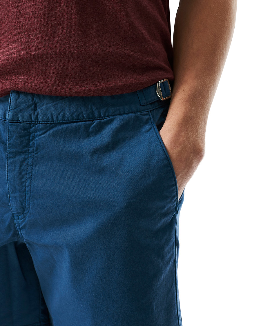 Herre | Shorts | Orlebar Brown | Bulldog Cotton Twill Shorts Classic Blue