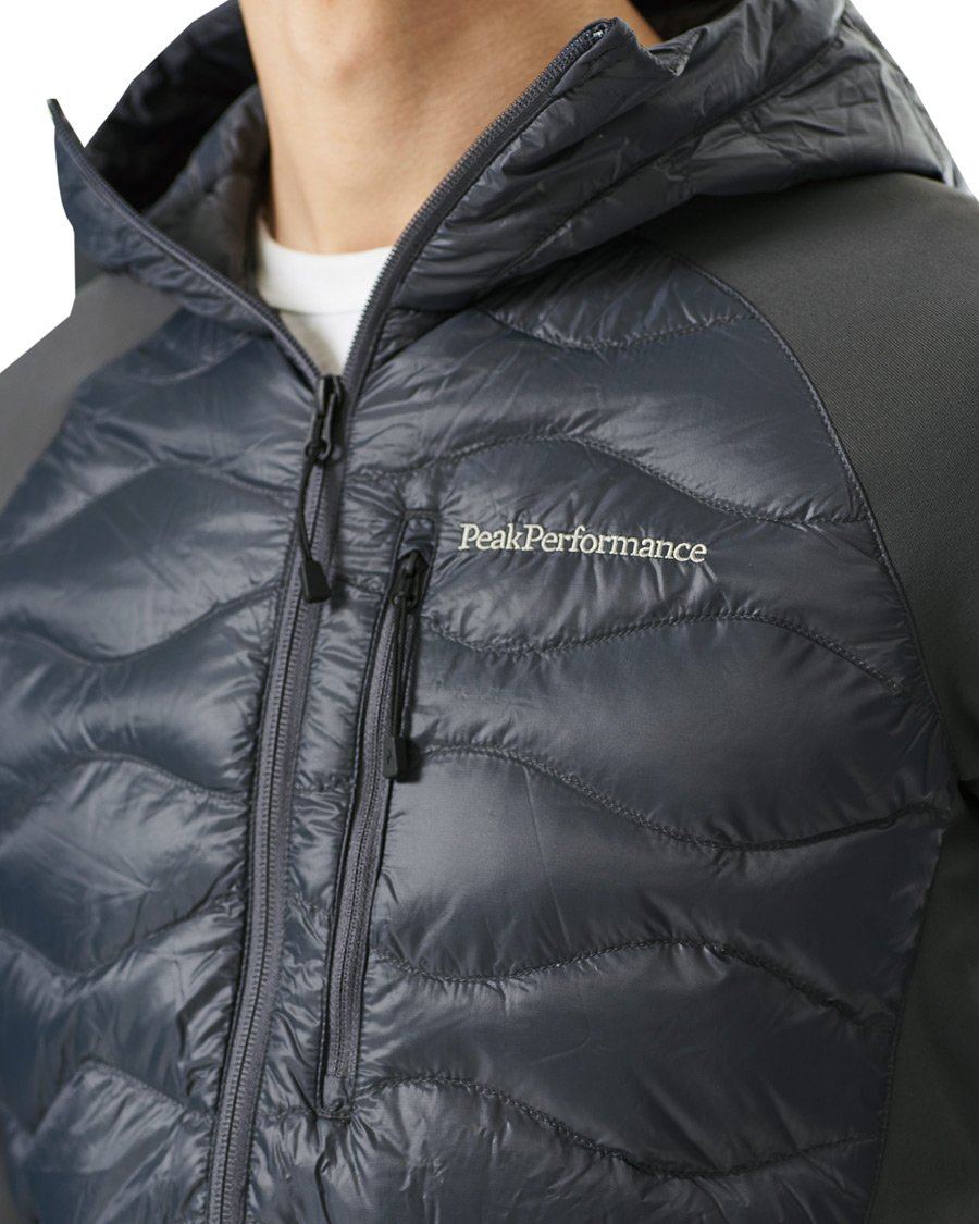 Herre | Jakker | Peak Performance | Helium Hooded Hybrid Motion Grey