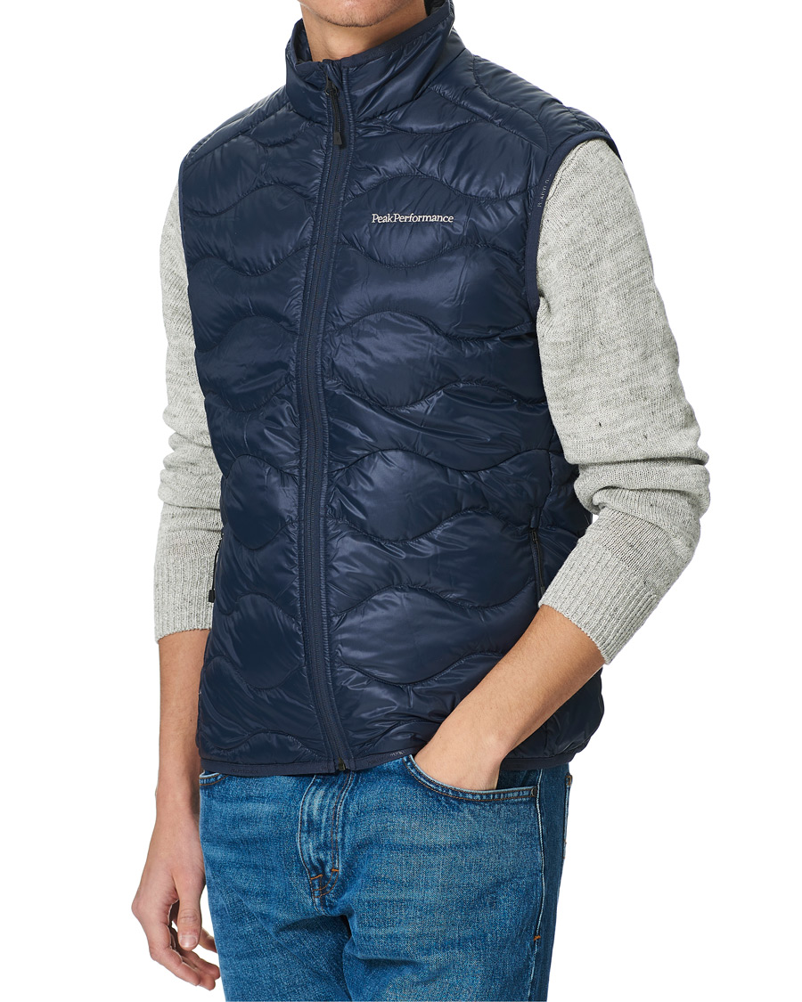 Herre | Jakker | Peak Performance | Helium Vest Blue Shadow