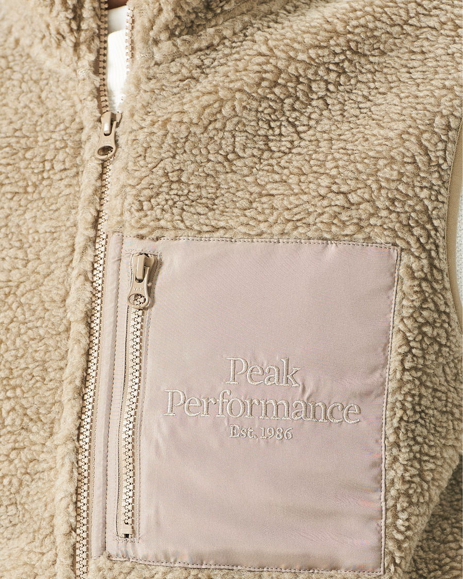 Herre | Jakker | Peak Performance | Pile Fleece Vest True Beige