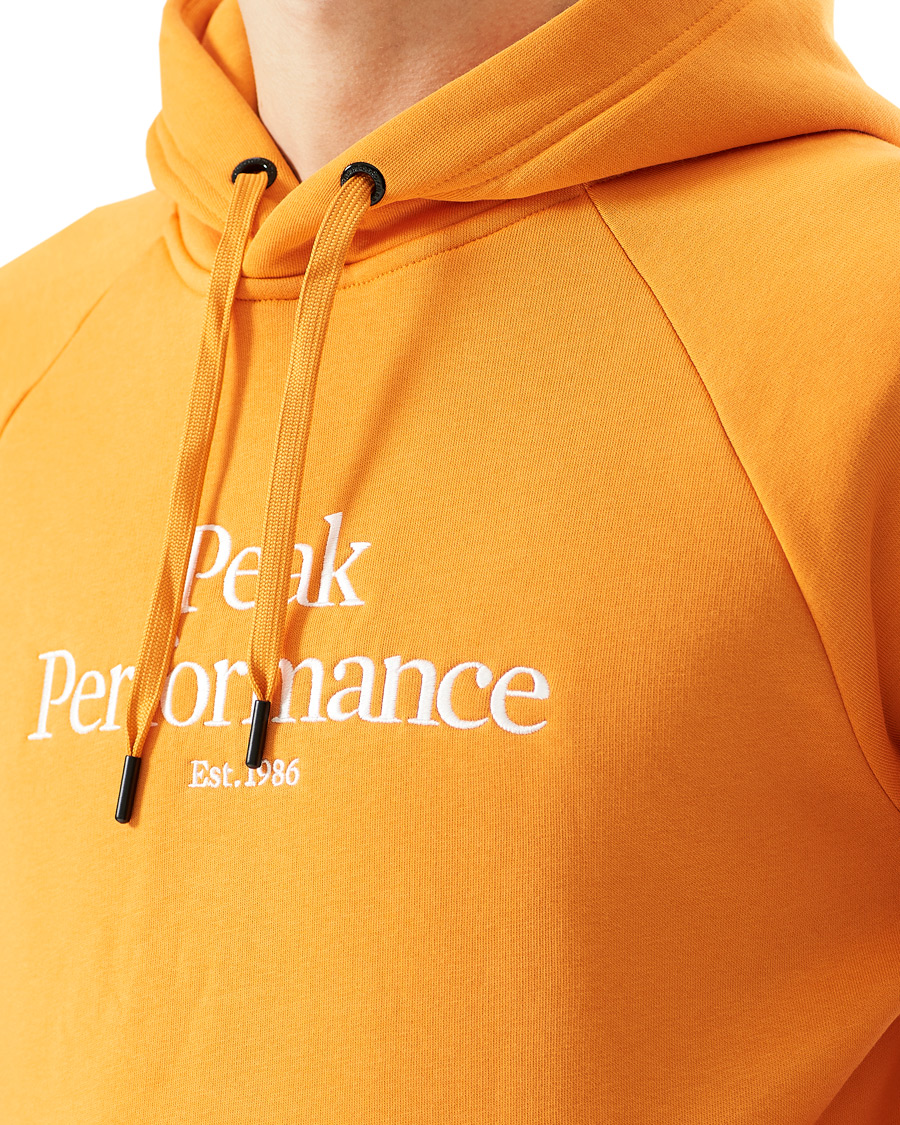 Herre | Gensere | Peak Performance | Original Logo Hoodie Orange Flare