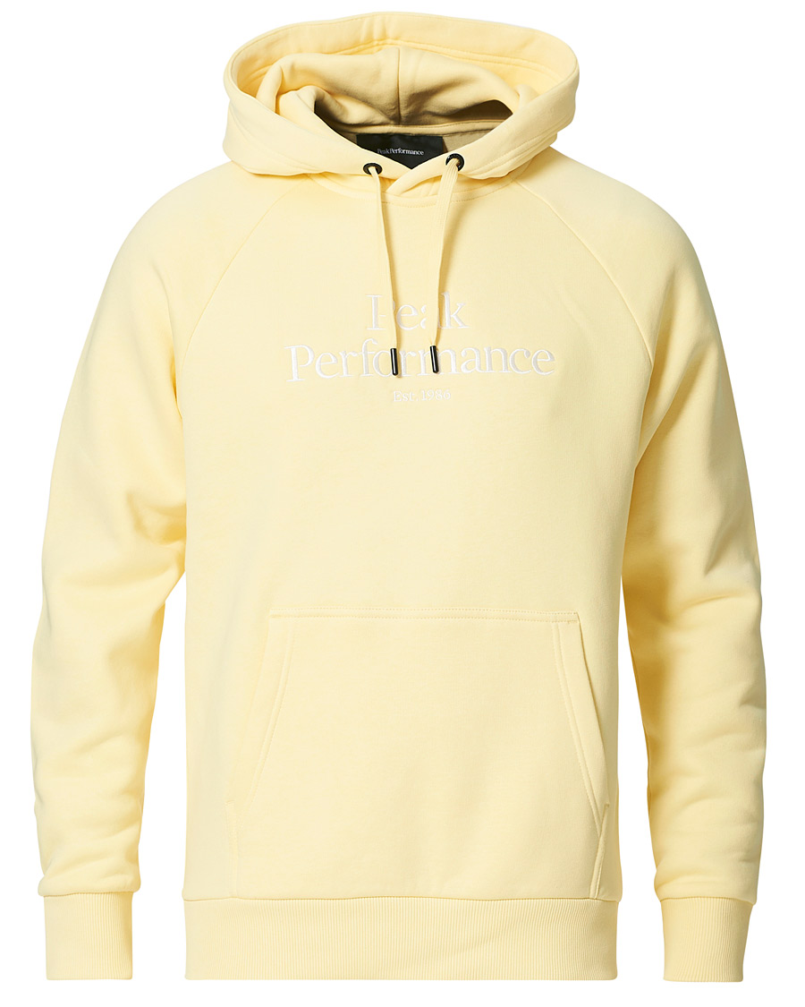 Herre | Gensere | Peak Performance | Original Logo Hoodie Butter