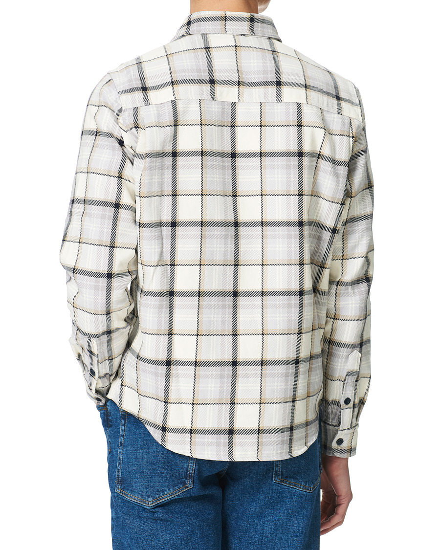 Herre | Skjorter | Peak Performance | Cotton Check Shirt Creme Beige