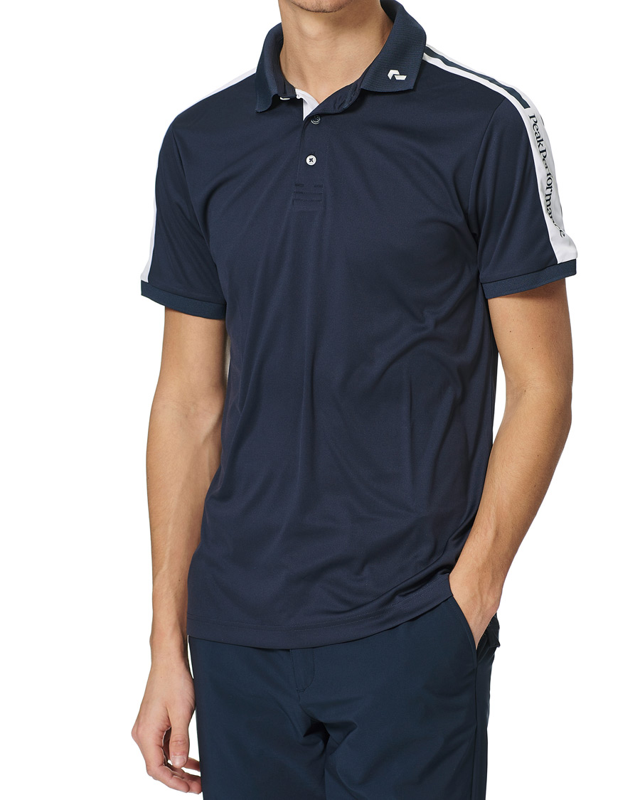 Herre | Pikéer | Peak Performance | Player Polo Blue Shadow