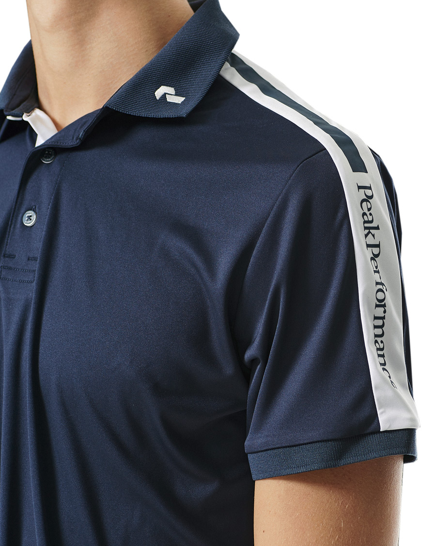 Herre | Pikéer | Peak Performance | Player Polo Blue Shadow