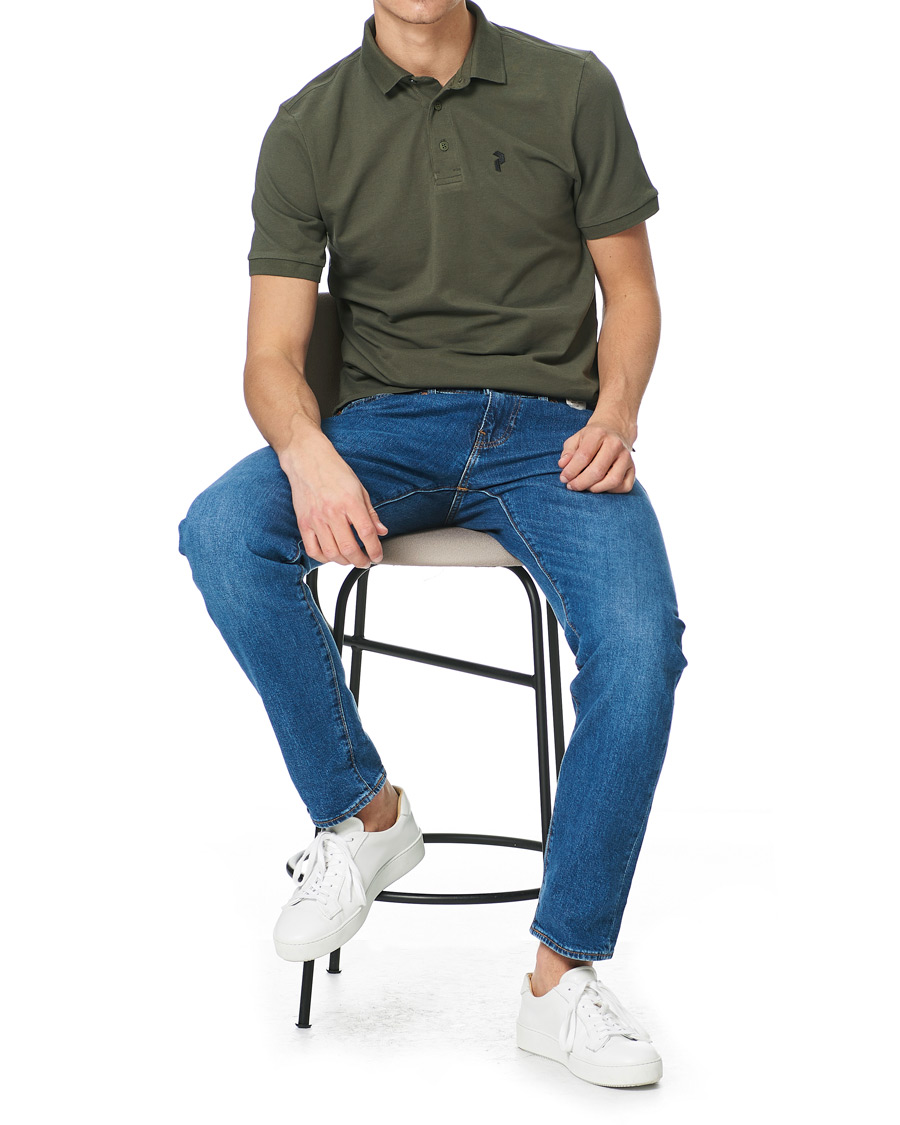 Herre | Pikéer | Peak Performance | Classic Polo Pine Neddle