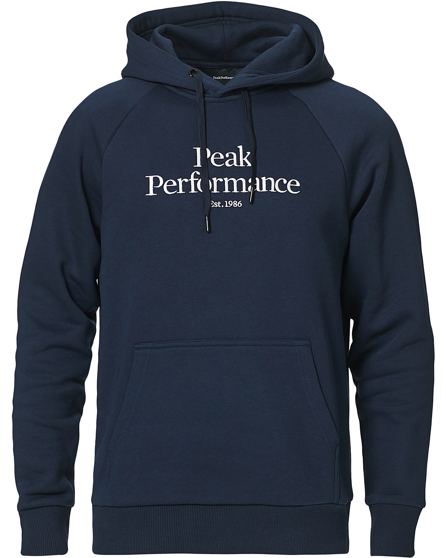 Herre | Gensere | Peak Performance | Original Logo Hoodie Blue Shadow