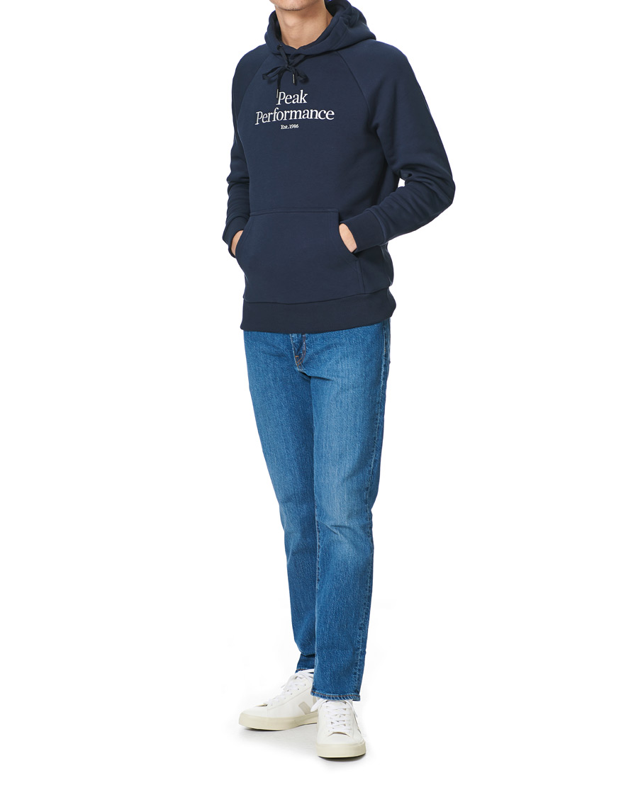 Herre | Gensere | Peak Performance | Original Logo Hoodie Blue Shadow