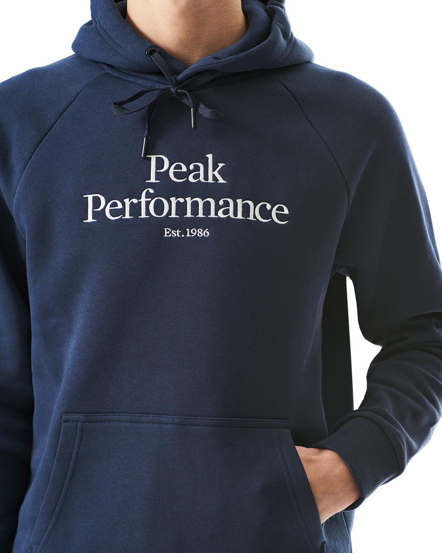 Herre | Gensere | Peak Performance | Original Logo Hoodie Blue Shadow