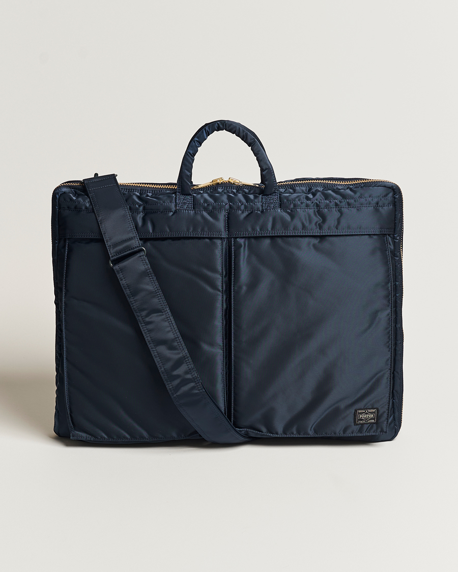 Herre | Porter-Yoshida & Co. Tanker Garment Bag Iron Blue | Porter-Yoshida & Co. | Tanker Garment Bag Iron Blue